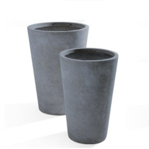 vaso maxime grigio- Arredo Giardino-Rota Commerciale
