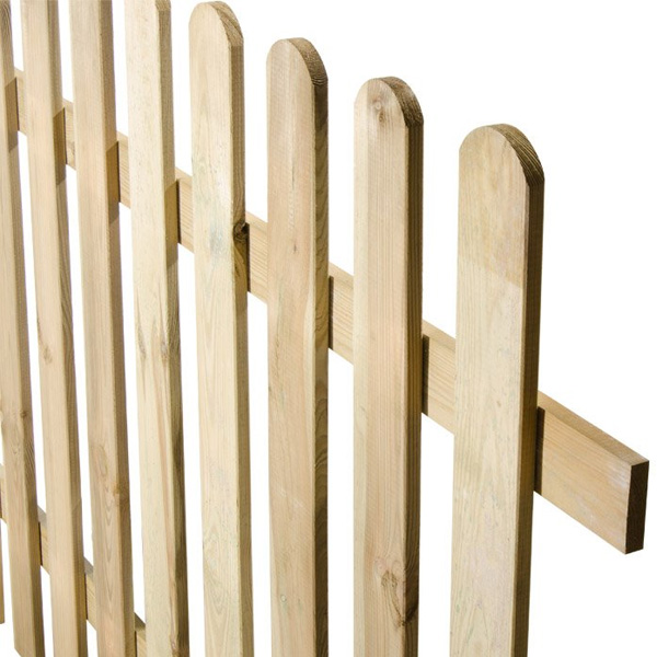 Pannello staccionata recinto in legno trattato per recinzione