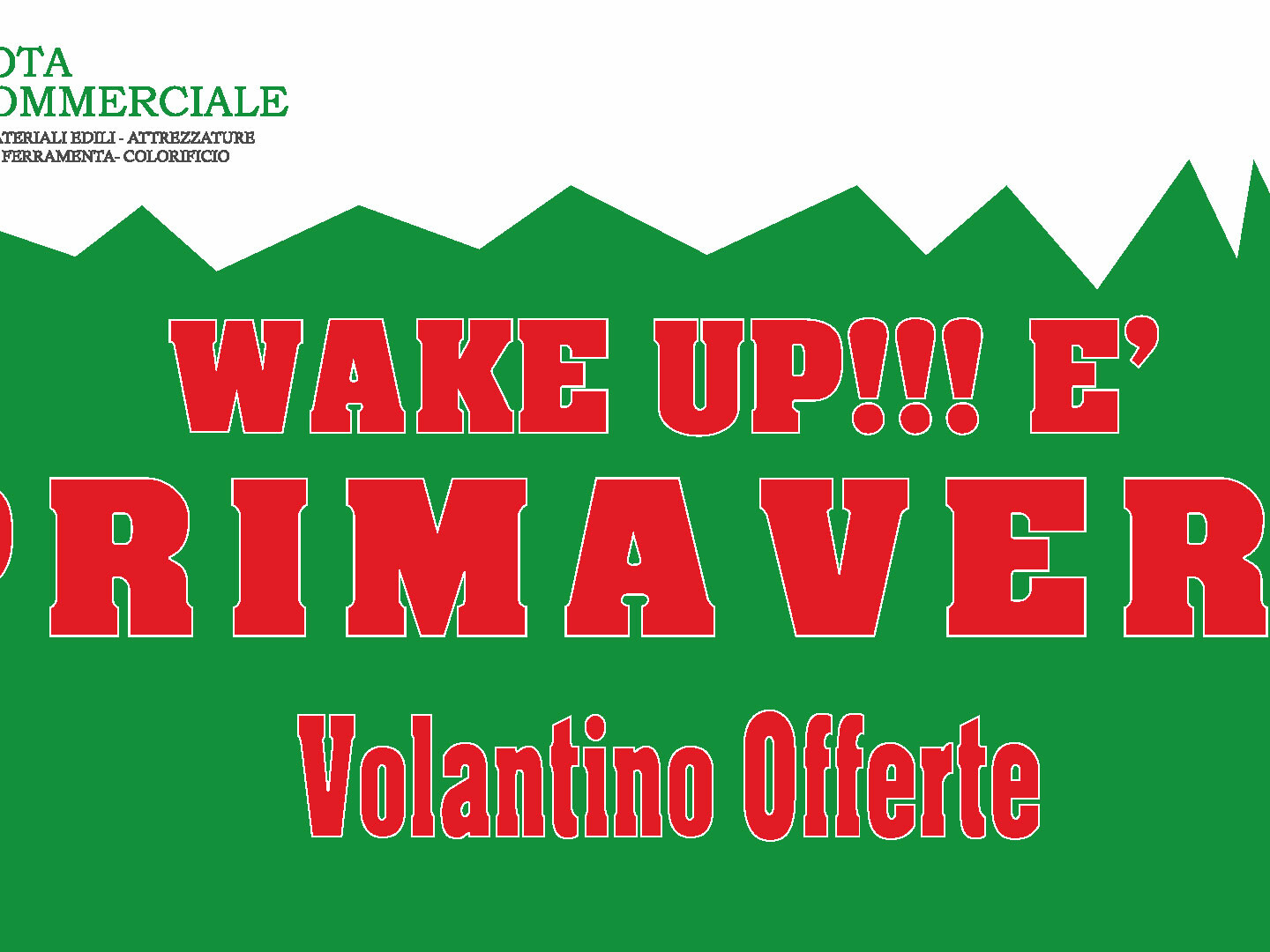 volantino offerte primavera Rota Commerciale- Bergamo- Materiali edili Bergamo- Giardinaggio Bergamo- Colorificio Bergamo- Ferramenta Bergamo