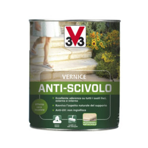 Vernice antiscivolo per esterni V33, impermeabilizzante trasparente per pavimenti esterni, impermeabilizzante pavimenti esterni, Colorificio Bergamo, Rota Commerciale Bergamo