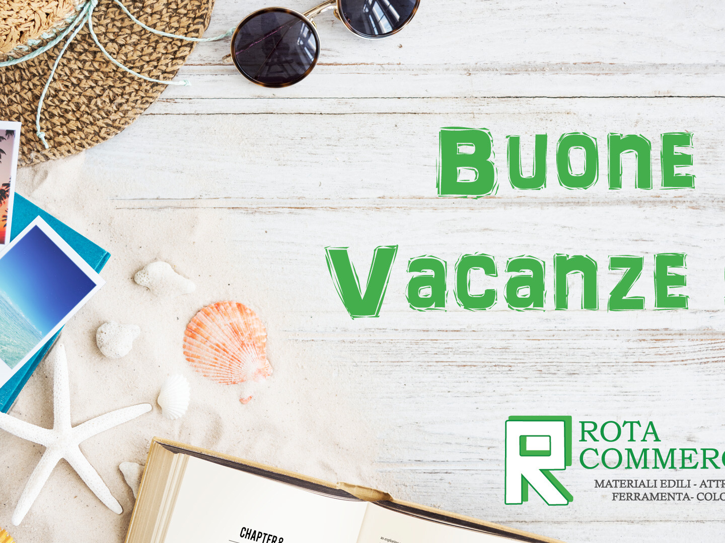 Chiusura estiva Rota Commerciale materiali edili Bergamo, ferramenta Bergamo, colorificio Bergamo, Giardinaggio Bergamo, buone vacanze