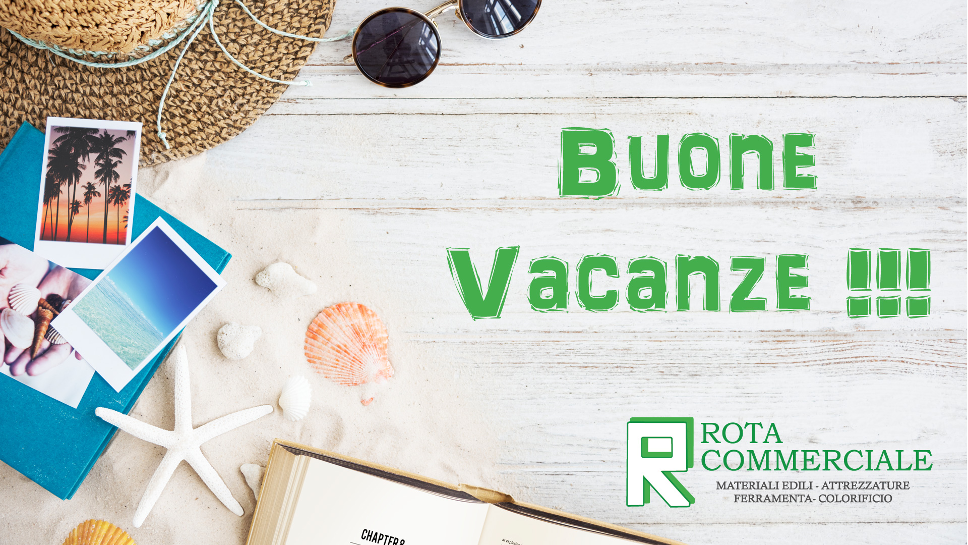 Chiusura estiva Rota Commerciale materiali edili Bergamo, ferramenta Bergamo, colorificio Bergamo, Giardinaggio Bergamo, buone vacanze