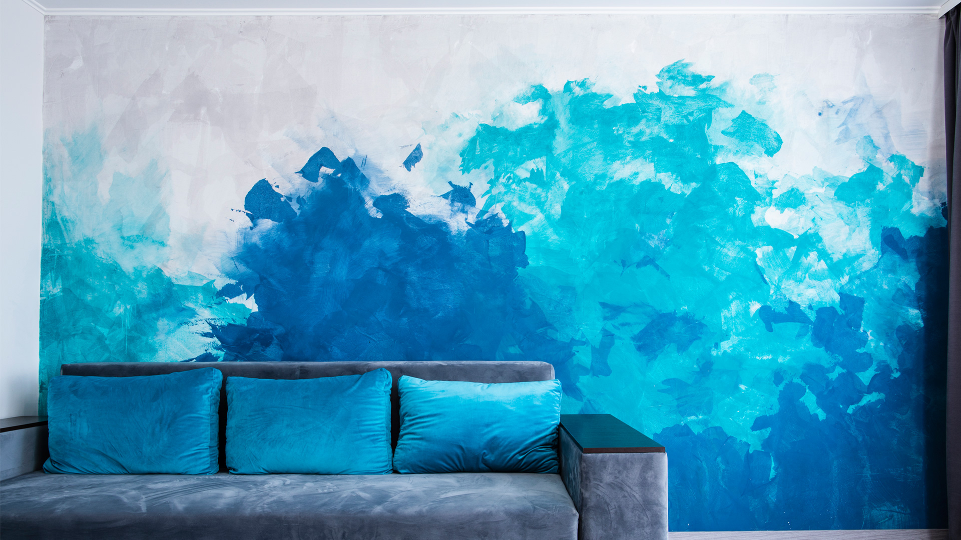 pitture decotarive, come tinteggiare le pareti di casa in modo originale con pittura per pareti effetti, parete a righe, Colorificio Bergamo, Rota Commerciale Bergamo