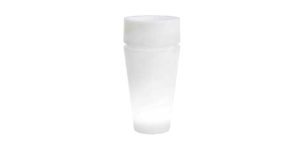 vaso moderno bianco in plastica, vaso per esterno, vasi in plastica, arredo giardino Bergamo. Giardinaggio Bergamo