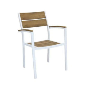sedie da giardino, sedie da esterno bianca e taupe, sedie effetto legno, sedie polywood, sedia Tenerife, arredo giardino Bergamo, giardinaggio Bergamo , Rota Commerciale Bergamo
