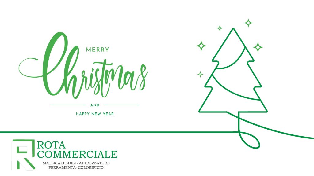 Buone feste, buon Natale e felice anno nuovo , Rota Commerciale, materiali edili Bergamo, Ferramenta Bergamo, Colorificio Bergamo, Giardinaggio Bergamo