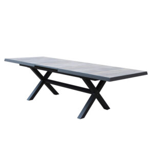tavolo allungabile da esterno, in gres effetto legno, tavolo Djerba da giardino, tavoli da esterno, tavoli da giardino, Arredo giardino Bergamo, Giardinaggio Bergamo, Rota Commerciale Bergamo