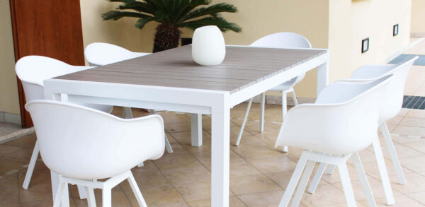 Tavolo da giardino in polywood Waikiki, arredo giardino Bergamo, Giardinaggio Bergamo, Rota Commerciale