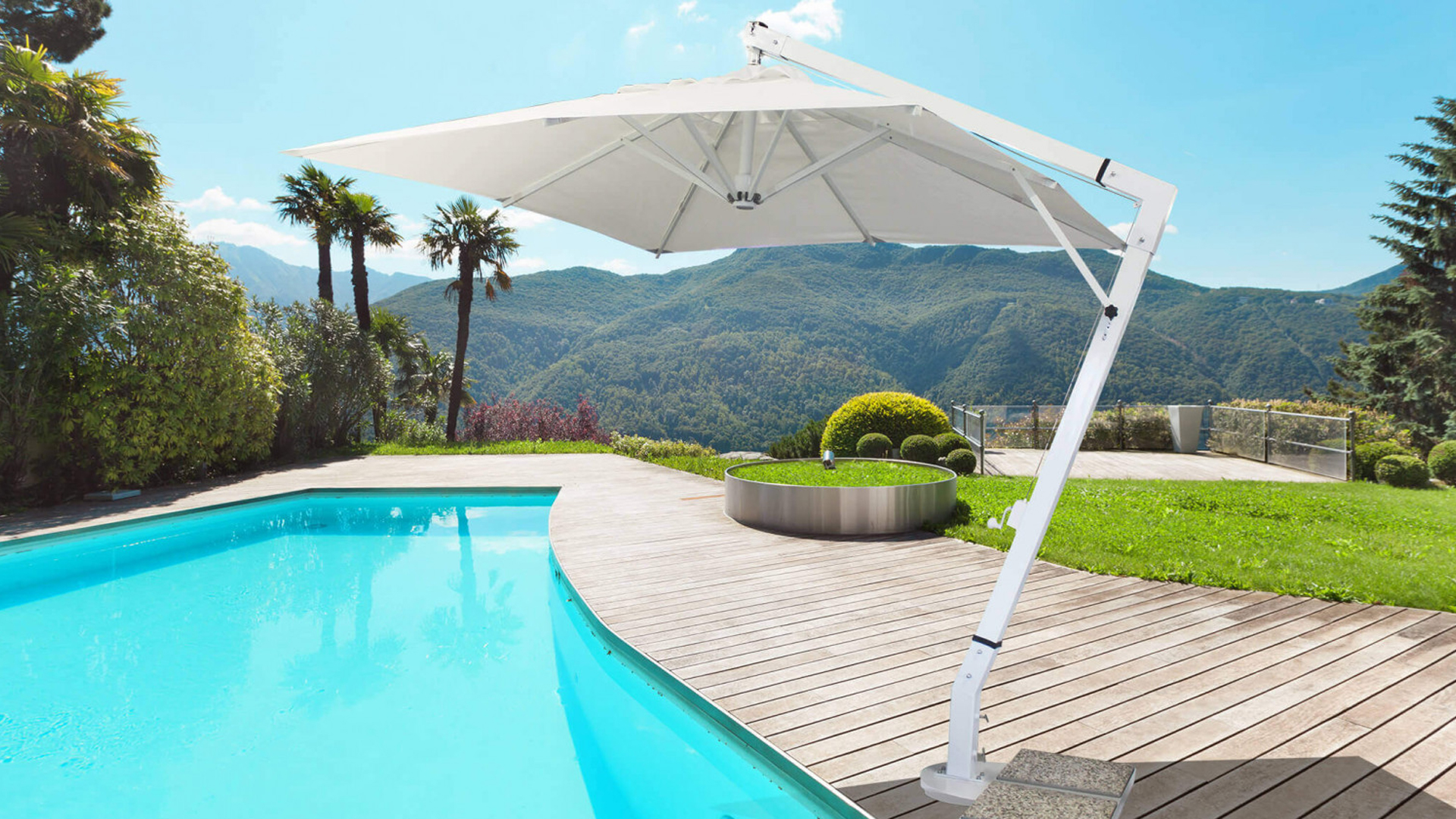 come creare la perfetta zona d'ombra nel tuo giardino, ombrelloni da giardino, gazebi, pergole climatiche, giardinaggio Bergamo, Arredo giardino Bergamo, Rota Commerciale