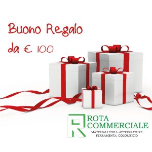 buono regalo da €100, buoni regalo, buono regalo compleanno, buono regalo Natale, coupon regalo, buono regalo da stampare, buono regalo online, materiali edili Bergamo, ferramenta Bergamo, colorificio Bergamo, arredo giardino Bergamo, Giardinaggio Bergamo, rota Commerciale Bergamo