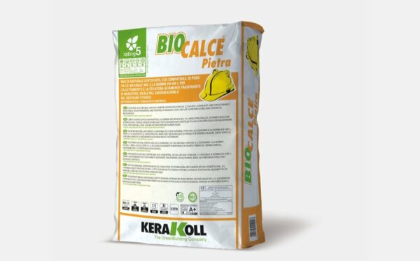 biocalce pietra kerakoll, kerakoll bio calce pietra, malta eco-compatibile, malta certificata, rota Commerciale Bergamo, Materiali edili Bergamo, biocalce pietra