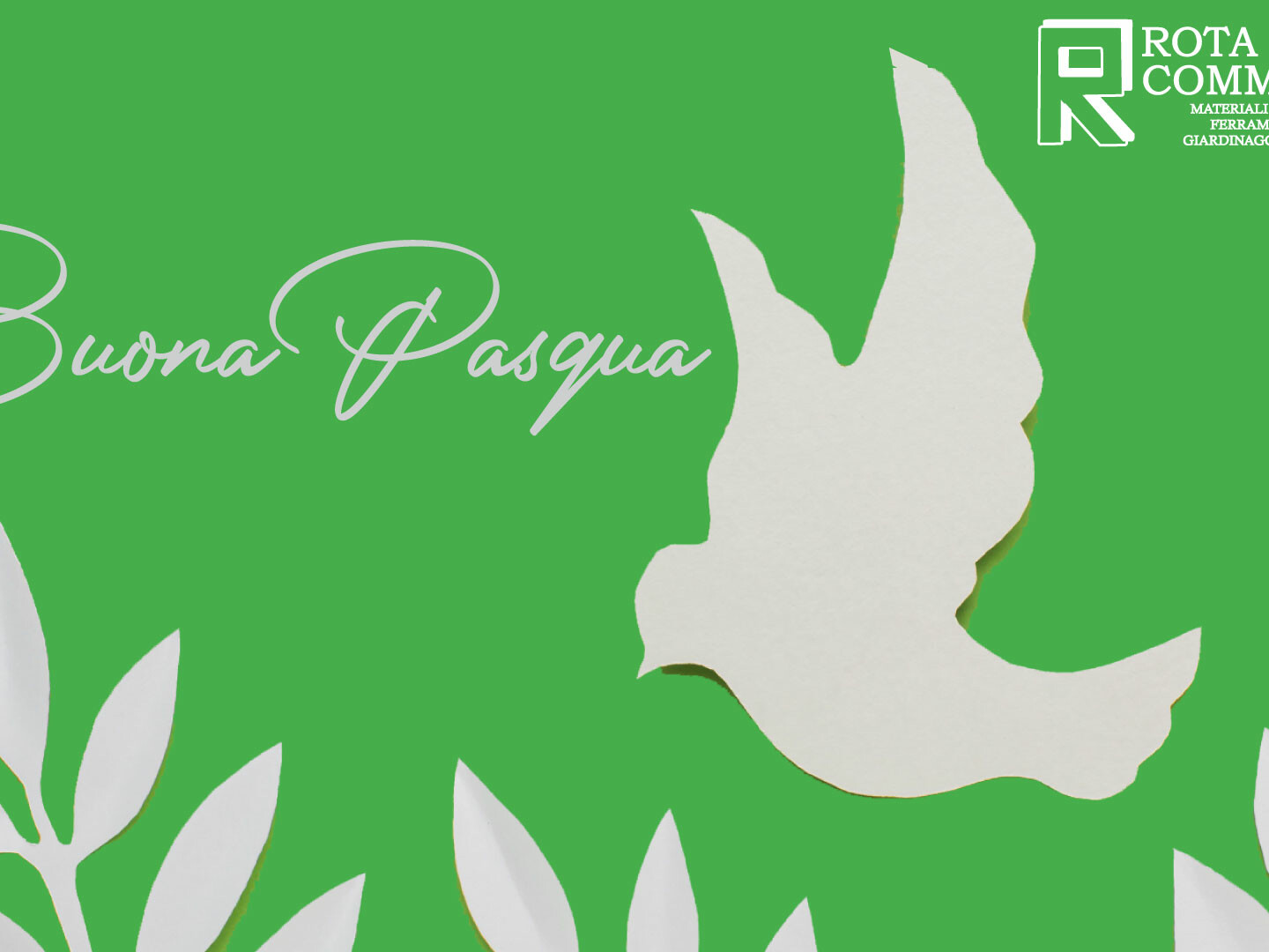 Buona pasqua Rota Commerciale Bergamo, materiali edili Bergamo, ferramenta Bergamo, colorificio Bergamo, giardinaggio Bergamo, arredo giardino Bergamo