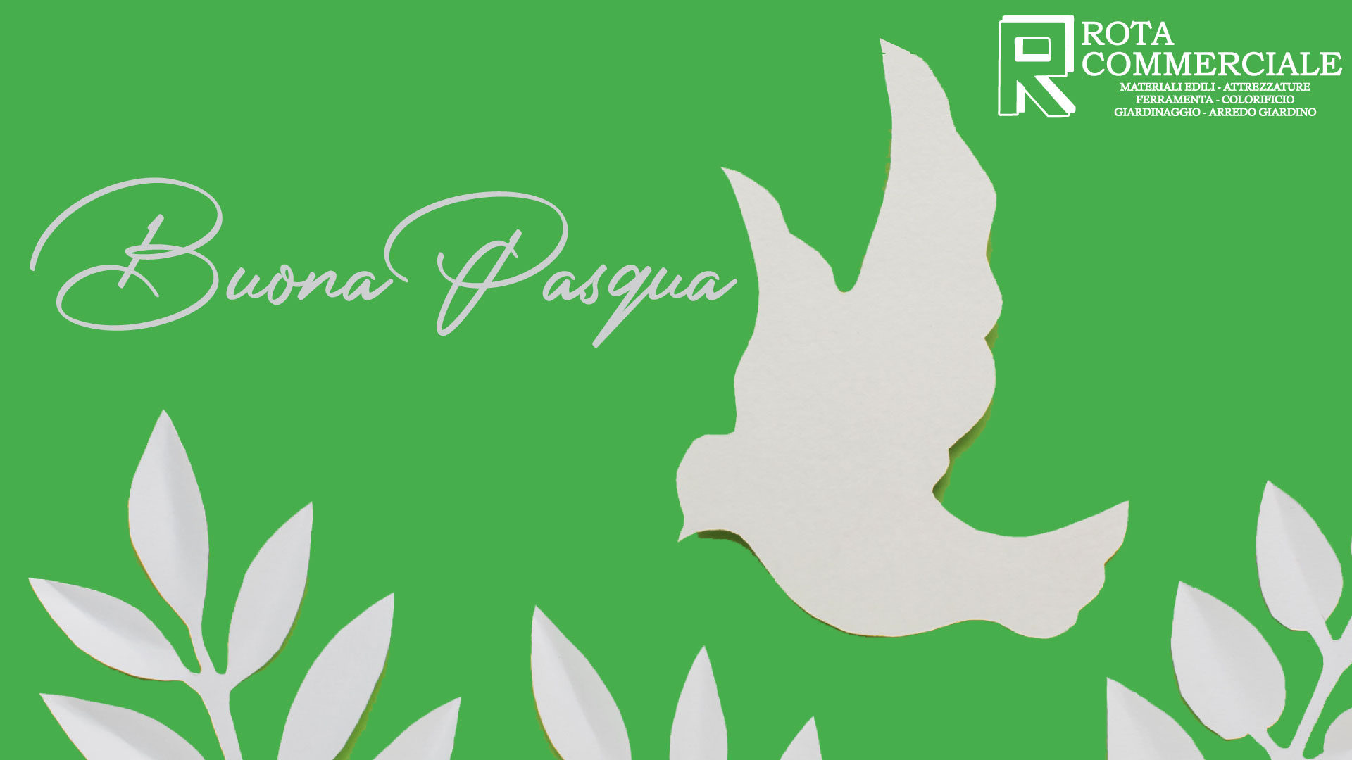 Buona pasqua Rota Commerciale Bergamo, materiali edili Bergamo, ferramenta Bergamo, colorificio Bergamo, giardinaggio Bergamo, arredo giardino Bergamo