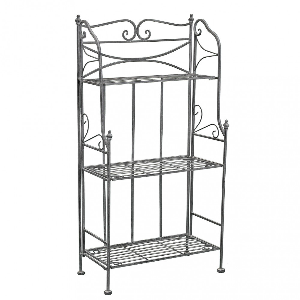 ÉTAGÈRE CLAUDE 3 PIANI BIANCO OSSIDATO