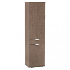 ARMADIO CON 2 ANTE E 1 CASSETTO ROVERE GRIGIO