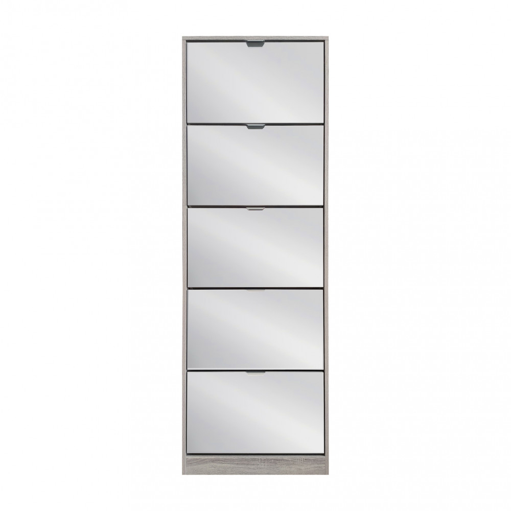 SCARPIERA SUSIE GRIGIO CHIARO CON SPECCHIO