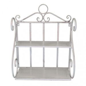 MENSOLA EVELYNE 2 PIANI BIANCO ANTICO