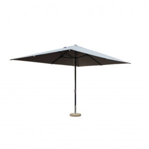 OMBRELLONE BRIAN P/C NERO 3 X 4 TELO GRIGIO