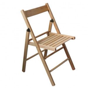 SEDIA PIEGHEVOLE COLOR NATURALE