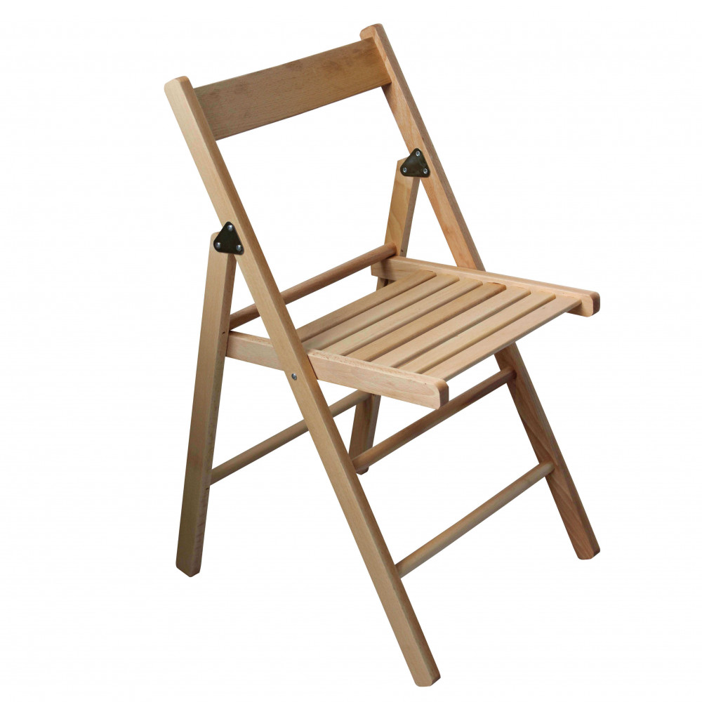 SEDIA PIEGHEVOLE COLOR NATURALE