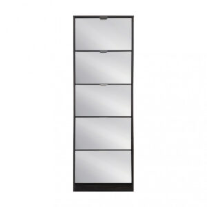 SCARPIERA SUSIE GRIGIO SCURO CON SPECCHIO