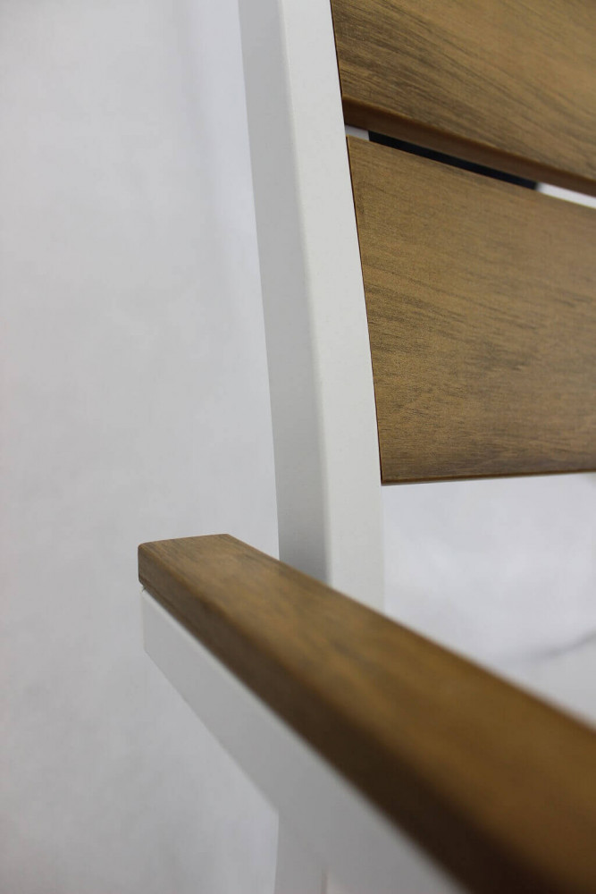 sedie da giardino, sedie da esterno bianca e taupe, sedie effetto legno, sedie polywood, sedia Tenerife, arredo giardino Bergamo, giardinaggio Bergamo , Rota Commerciale Bergamo