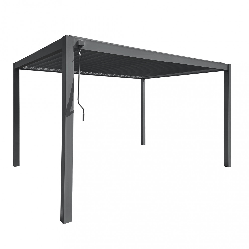 PERGOLA BIOCLIMATICA 3 X 4 CON DOPPIA LAMELLA