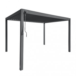 PERGOLA BIOCLIMATICA 3 X 3 CON DOPPIA LAMELLA