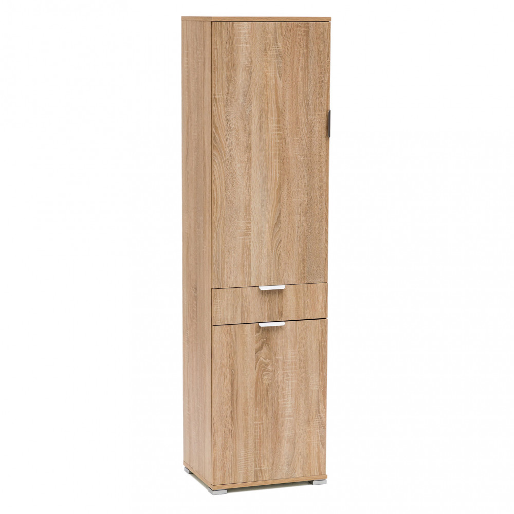 ARMADIO CON 2 ANTE E 1 CASSETTO NATURALE