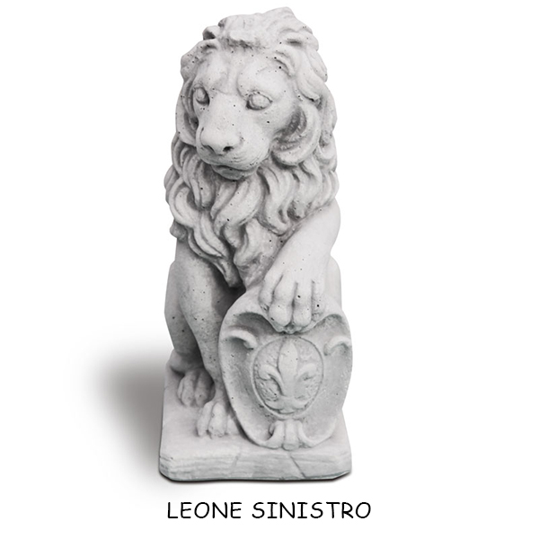 statua leone lucca sinistro da giardino, statue leoni da giardino, statua giardino, arredo giardino Bergamo, giardinaggio Bergamo, Rota Commerciale Bergamo, statue per colonne cancelli