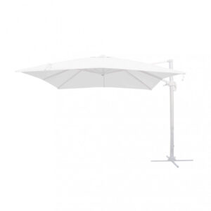 OMBRELLONE CON LED 3 X 4 PITAGORA BIANCO TELO BIANCO