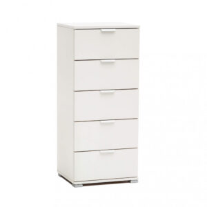 MOBILETTO 5 CASSETTI BIANCA