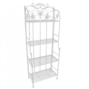 ÉTAGÈRE FLORIANCE 4 PIANI BIANCO ANTICO