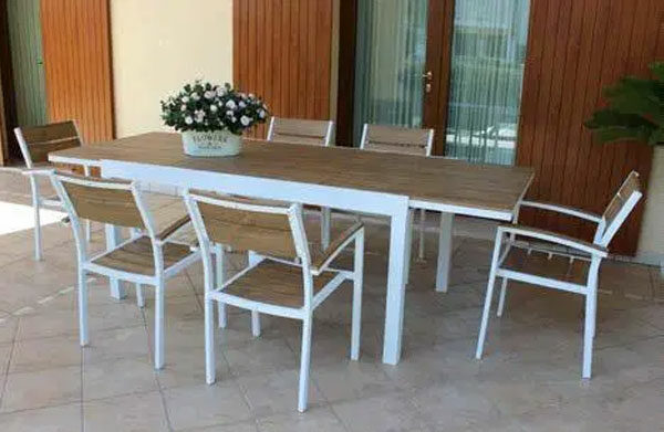 tavolo TENERIFE, tavolo da esterno allungabile , tavolo da giardino allungabile, tavoli da esterno, tavoli da giardino, arredo giardino Bergamo, giardinaggio Bergamo, Rota Commerciale