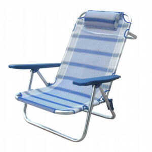 SPIAGGINA ALLUMINIO C/BRACCIOLI REGOLABILE