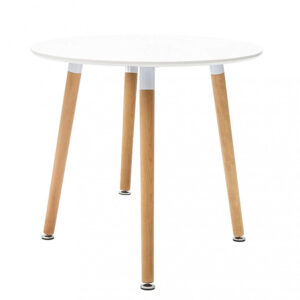 TAVOLO LIONE Ø 80 BIANCO