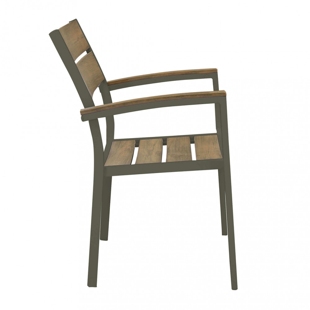 sedie da giardino, sedie da esterno bianca e taupe, sedie effetto legno, sedie polywood, sedia Tenerife, arredo giardino Bergamo, giardinaggio Bergamo , Rota Commerciale Bergamo