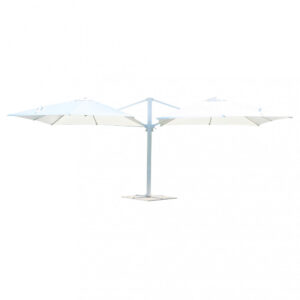 OMBRELLONE DOPPIO 3 X 3 ARCHIMEDE BIANCO TELO BIANCO