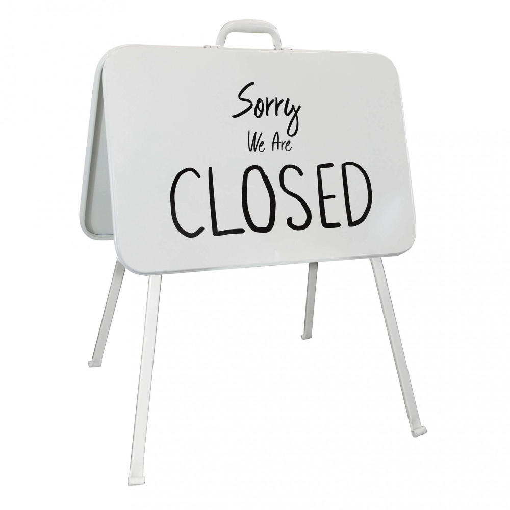 CARTELLO IN FERRO OPEN/CLOSED PIERRE