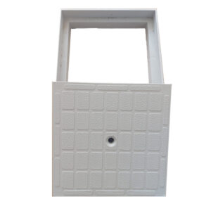 chiusino in plastica, chiusino in pvc, chiusini in pvc, tombini in plastica, chisuini per pozzetti in plastica, materiali edili Bergamo, Rota Commerciale Bergamo