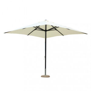 OMBRELLONE BRIAN P/C NERO 3 X 3 TELO BEIGE