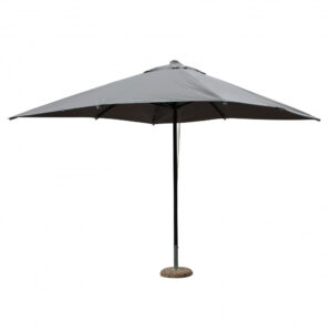 OMBRELLONE BRIAN P/C NERO 3 X 3 TELO GRIGIO