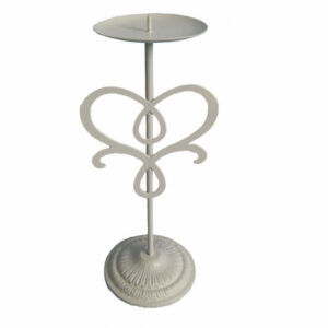 PORTA CANDELA CHANTAL BIANCO ANTICO