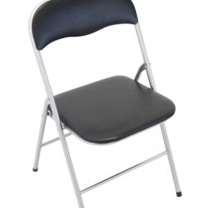 SEDIA PIEGHEVOLE SLIM NERA OPACA