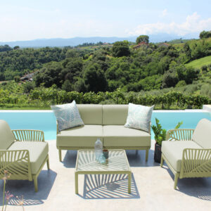 SCHIENALE ANGOLARE PER SALOTTO GUARANÀ C/CUSCINO