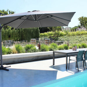 OMBRELLONE MENDEL GRGIO EFFETTO LEGNO P/L 3 X 4 GRIGIO