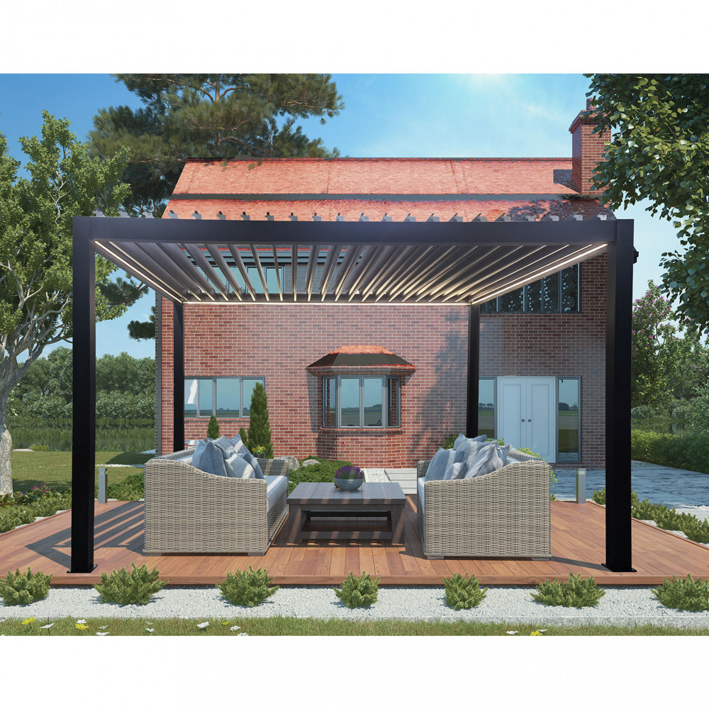 pergola bioclimatica 3x4 motorizzata con led, pergola bioclimatica motorizzata, pergola bioclimatica 3x4, pergole bioclimatiche motorizzate 3x4, pergola bioclimatica , pergole bioclimatiche 3x4, pergole bioclimatiche, giardinaggio, giardinaggio Bergamo, arredo giardino, arredo giardino Bergamo, Rota Commerciale Bergamo