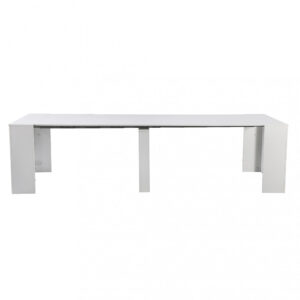 TAVOLO CONSOLLE DAVE BIANCO 50/100/150/200/250/300 X 90
