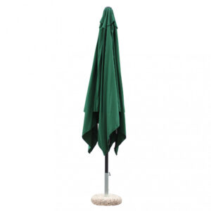 OMBRELLONE MERCURIO 3 X 3 P/C NERO TELO VERDE