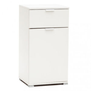 MOBILETTO CON 1 ANTA E 1 CASSETTO BIANCA